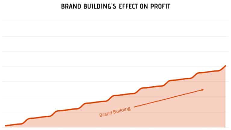 Brand building's effect on profit