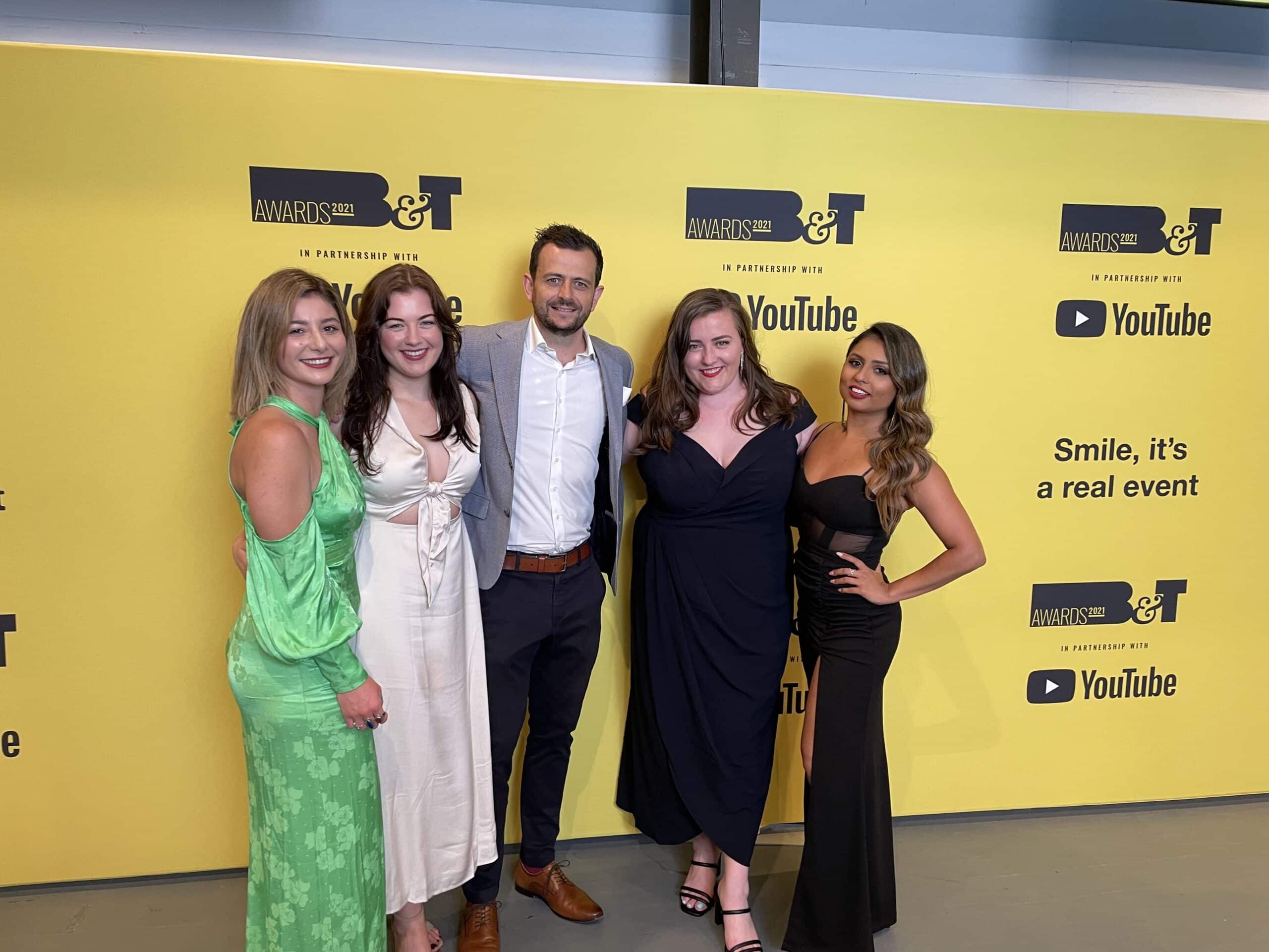 Rocket team at 2021 B&T Awards