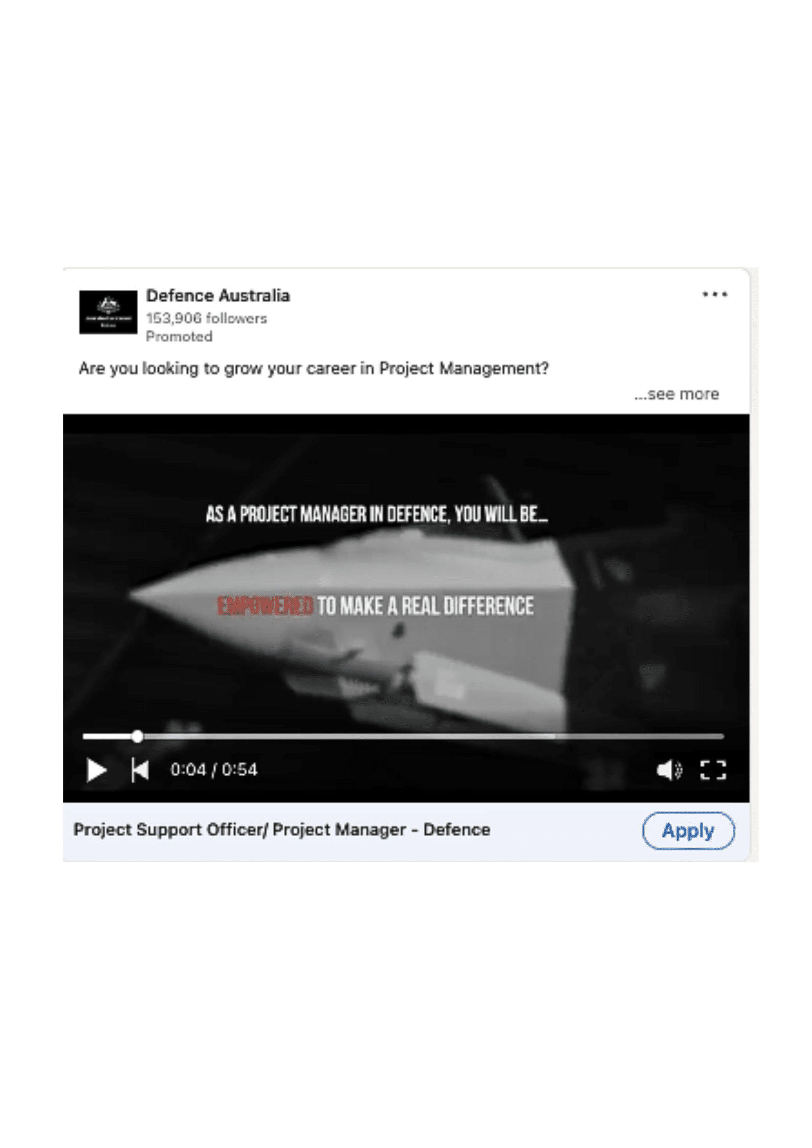 Defence Australia Ad